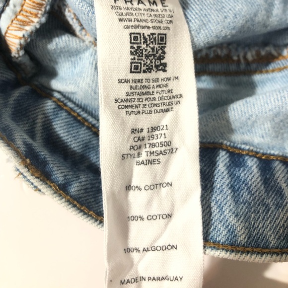 FRAME Blue 'The Midaxi' Denim Midi Skirt - Picture 13 of 13